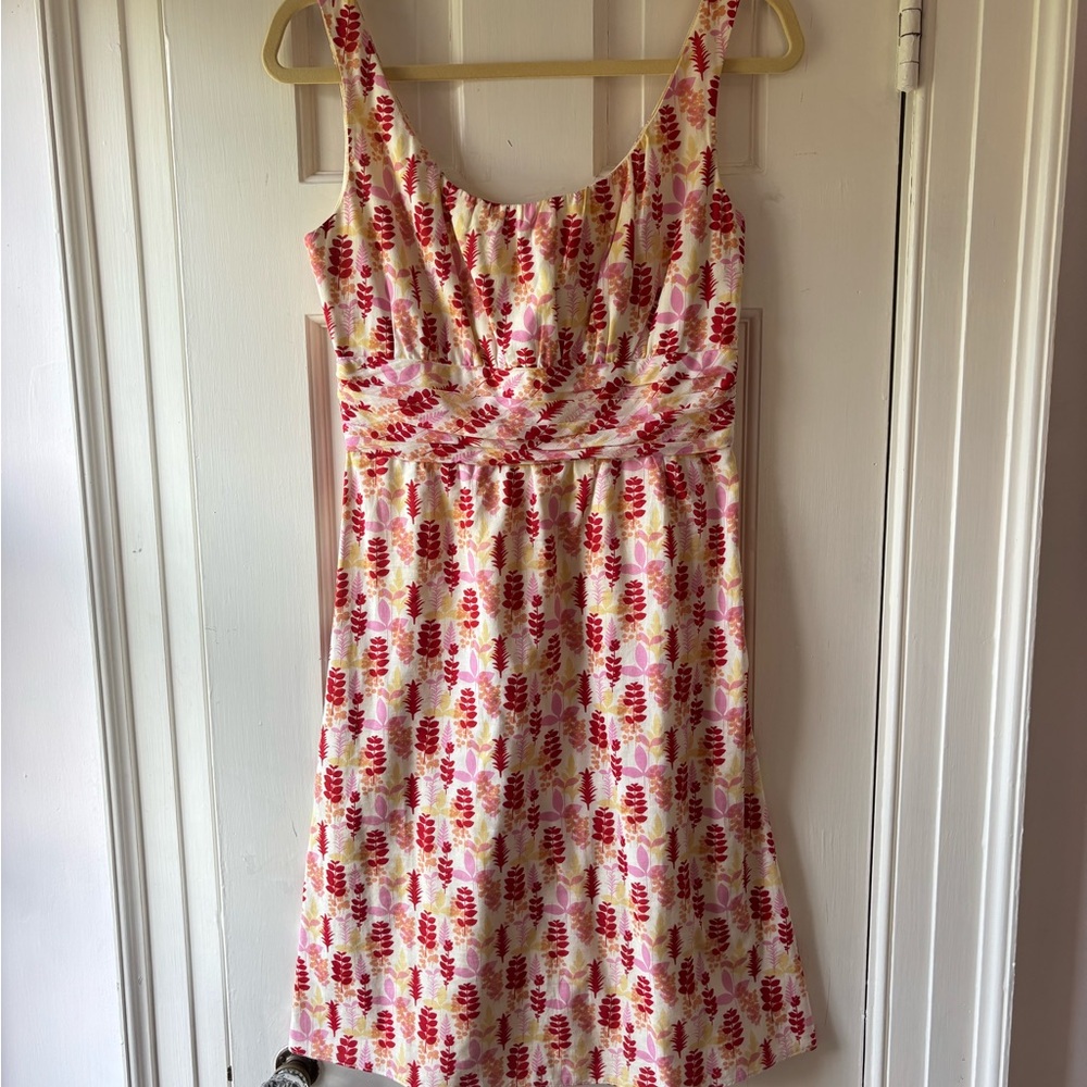 Tocca dress. Floral pink and red. SIZE 2